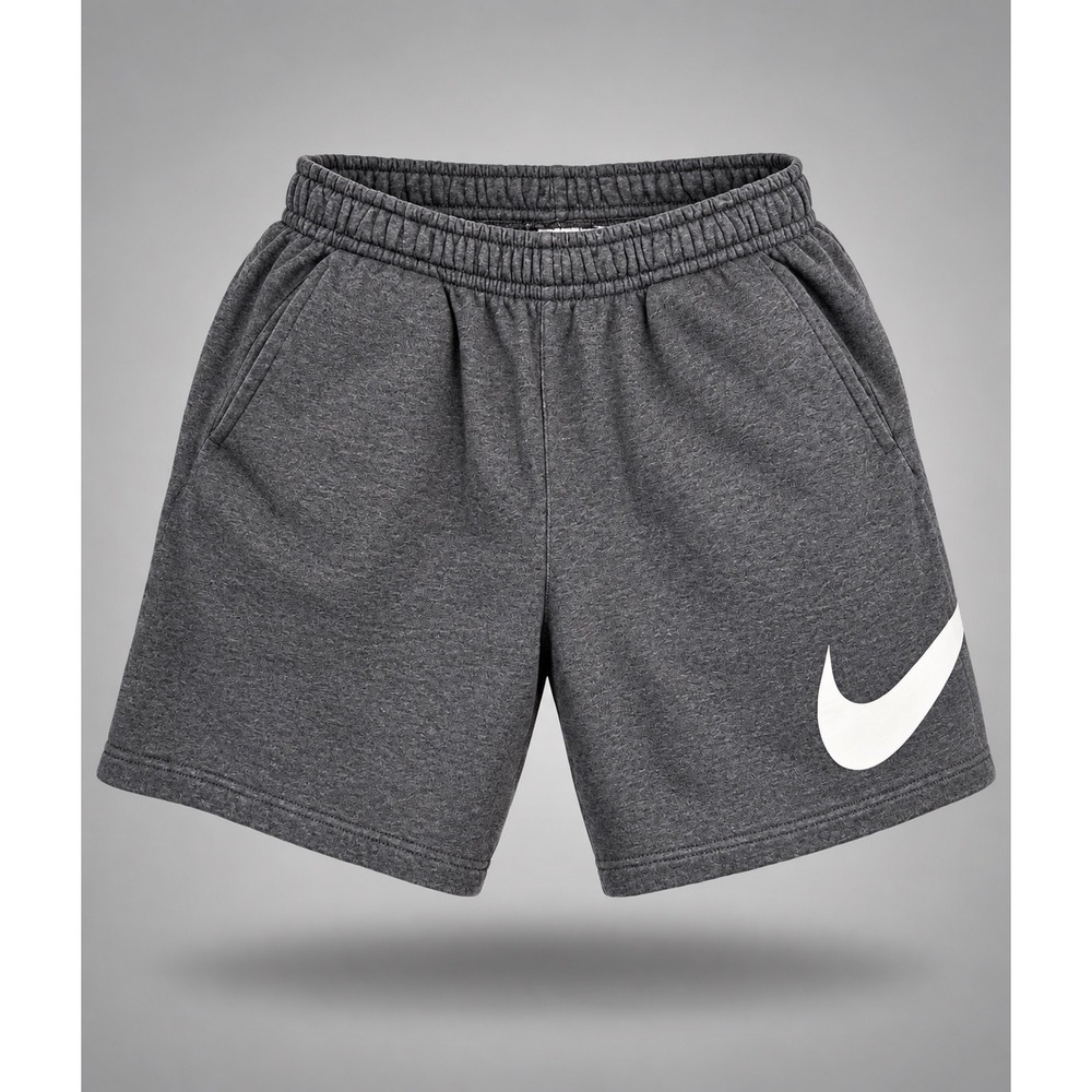 Nike Mens Sportswear Club Fleece Shorts Charcoal Gray BV2721-071 Large